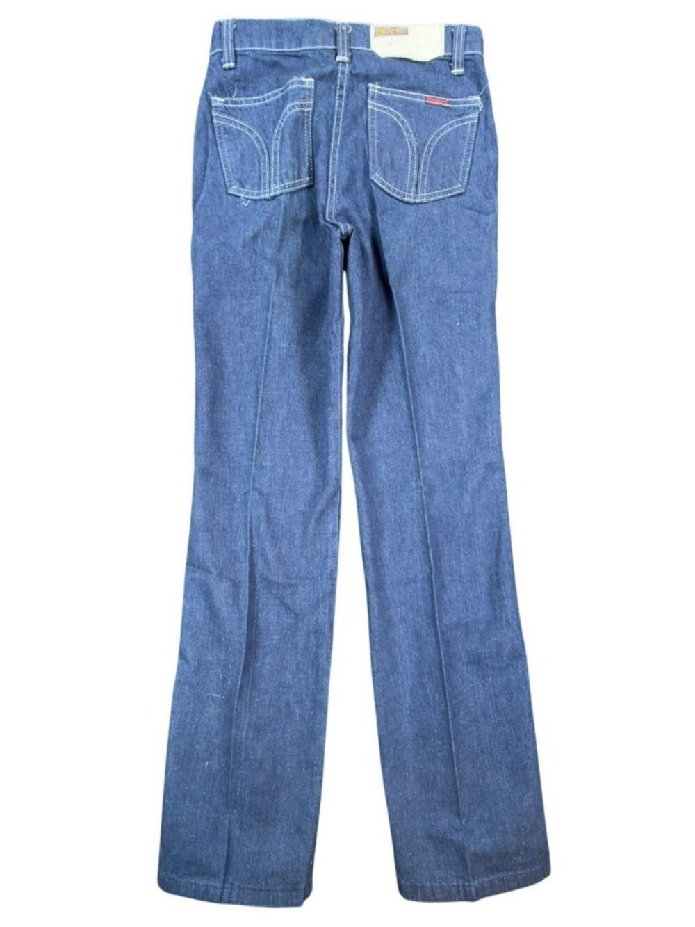DeeCee Vintage 70s Jeans Youth 16 W26 L31 Blue Flare USA Deadstock NWT
